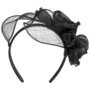 Kaljeta Sinamay Fascinator by Seeberger black