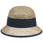 Seagrass Straw Cloche Hat by Seeberger blue