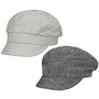 Reversible Summer Newsboy Cap by Lipodo grey