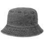 Washed Bucket Fishing Hat by Lipodo black