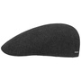 Reid Wool Flat Cap with Cashmere by Stetson anthracite