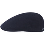 Reid Wool Flat Cap with Cashmere by Stetson blue