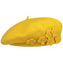 Flower Beret by Barascon yellow