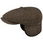 Hatteras Classic Ear Flaps Flat Cap by Stetson brown-black