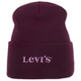 Recycled Beanie Hat by Levi’s® plum