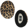 Printed Leopard Earbags Ear Warmers camel
