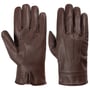 Waxed Goatskin Gloves by Stetson dark brown
