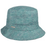 Check Bucket Women´s Hat by Seeberger petrol blue