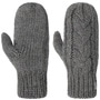 Tonella Mittens by Eisbär dark grey