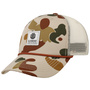 Curved Camo Trucker Cap by Element beige