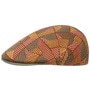 Tiled 507 Flat Cap by Kangol orange