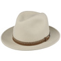 Acker Fedora LiteFelt Hat by Bailey 1922 cream white