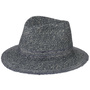Classic Twotone Traveller Straw Hat navy