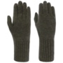 Cashmere Full-Fingered Gloves by Seeberger olive
