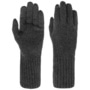 Cashmere Full-Fingered Gloves by Seeberger anthracite