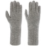 Cashmere Full-Fingered Gloves by Seeberger light grey