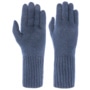 Cashmere Full-Fingered Gloves by Seeberger blue