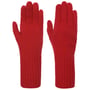Cashmere Full-Fingered Gloves by Seeberger red