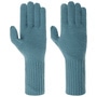 Cashmere Full-Fingered Gloves by Seeberger petrol blue