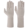 Cashmere Full-Fingered Gloves by Seeberger oatmeal