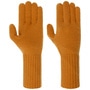 Cashmere Full-Fingered Gloves by Seeberger orange