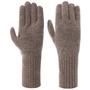 Cashmere Full-Fingered Gloves by Seeberger taupe