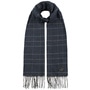 Torsten Cashmink Checked Scarf by Fraas blue