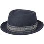 Mendrick Pork Pie Wool Hat by Lierys blue-mottled
