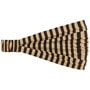 3 in 1 Lurex Stripes Headband by Lipodo brown