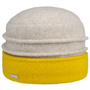 Twotone Woolmark Milled Wool Hat by Seeberger yellow