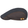 Sinclair Flat Cap by Conner dark brown