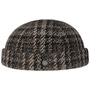 Wool Stripes Docker Hat by Lierys brown