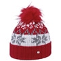 Snowflake Kids Beanie red