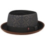 Daluno Pork Pie Cloth Hat by Alfonso D’Este black