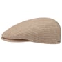 Kent Colin Stripes Flat Cap by Stetson beige
