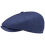 Hatteras Classic Linen Flat Cap by Stetson blue-mottled
