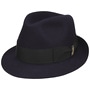 Nilo Premium Trilby Fur Felt Hat by Borsalino navy