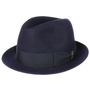Nilo Premium Trilby Fur Felt Hat by Borsalino blue