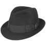 Nilo Premium Trilby Fur Felt Hat by Borsalino black