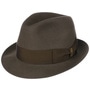 Nilo Premium Trilby Fur Felt Hat by Borsalino taupe