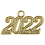 Charm 2022 for Flexible Graduation Hat golden