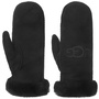 Shearling Mittens by UGG black