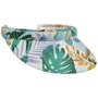 Multicolour Flower Visor by Lipodo white-blue