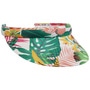 Multicolour Flower Visor by Lipodo white-orange