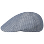 Classic Stripes Linen Flat Cap by Lipodo denim