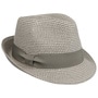 Katalia Trilby Straw Hat by Seeberger light olive
