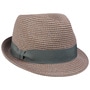 Katalia Trilby Straw Hat by Seeberger orange