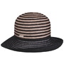 Levia Braided Hat with Upward Brim by Seeberger black