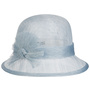 Valeska Sinamay Straw Hat by Seeberger light blue
