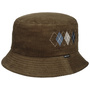 Gramercy Corduroy Bucket Cloth Hat by Brixton brown